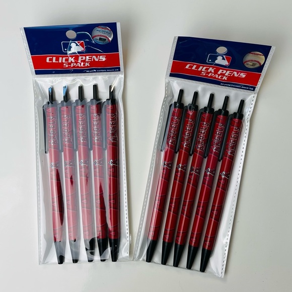 Angels Baseball 5-Pack Pens, 2 packs - Picture 2 of 3